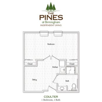 The Pines at Birmingham - Floor Plans - Coulter